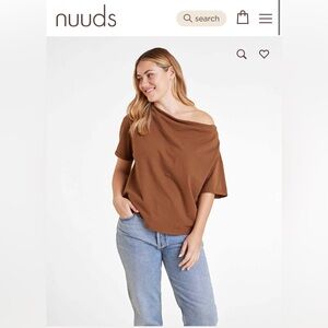 NEW NUUDS Off the Shoulder Tee